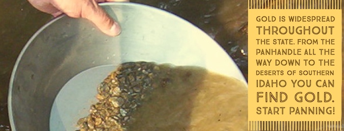 Panning Gold in Idaho