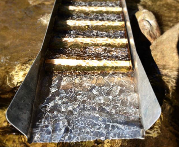 Gold Prospecting with a Sluice Box