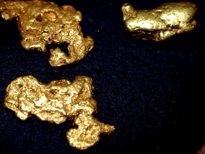metal detectando ouro