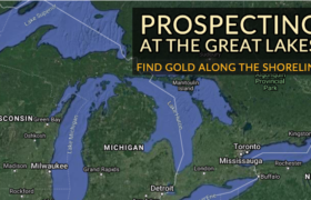 Gold panning Lake Superior Lake Michigan Great Lakes